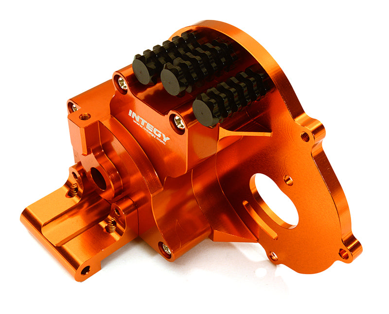 ALLOY GEARBOX HOUSING FOR TRAXXAS 1/10 STAMPEDE 2WD, RUSTLER, BANDIT & BIGFOOT C28196orange New Item