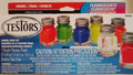 Fluorescent Enamel Paint Set (6 Colors & Thinner)