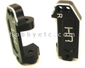 Black Aluminum Multi Mount Caster Blocks(Grd ship inc)