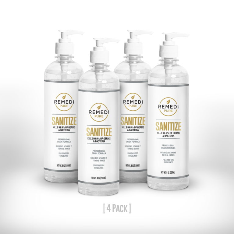 Remedi Pure 70% Alcohol Hand Sanitizer Gel (8 oz) (1)