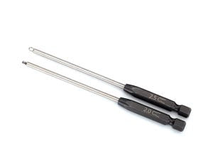 Speed Bit Set, hex driver, 2-piece ball-end (2.0mm, 2.5mm), 1/4' drive