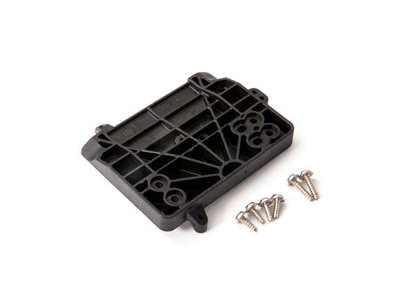 Mounting plate, electronic speed control/receiver box (for installation of XL-5/VXL and waterproof receiver box into Stampede )