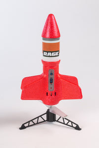 Spinner Missile X - Red Electric Free-Flight Rocket