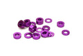 Billet Machined 16pcs Aluminum M3x6 Washer Spacer (0.5, 1.0, 2.0, 3.0mm)