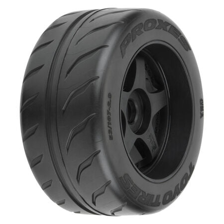 1/7 Toyo Proxes R888R S3 Rear 53/107 2.9" BELTED Mounted 17mm 5-Spoke (2)