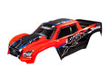 Body, X-Maxx®, red (painted, decals applied) (assembled with front & rear body mounts, rear body support, and tailgate protector)(GRD SHIP INC)