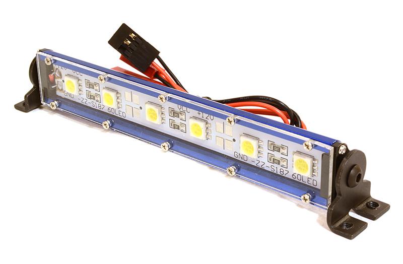 Realistic Roof Top SMD LED Light Bar 123x17x21mm for 1/10 Scale Crawler