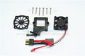 GPM RACING TRAXXAS TRX-4 BLACK ALUMINIUM MOTOR COOLING FAN W/ EASY SWITCH