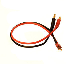 Charge Adapter: M Deans to M 4mm Bullets-300mm wire
