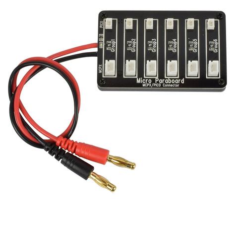 Apex RC Products Blade Glimpse, MCP X, Nano QX 3D, Nano CP X, Nano QX, Nano QX2, MCX, MSR, Inductrix & More Battery Parallel Charging Board #1460