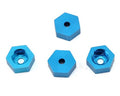 Aluminum Wheel Adapter To 12mm Hex Blue (4)