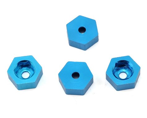 Aluminum Wheel Adapter To 12mm Hex Blue (4)