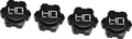 ALUMINUM 17MM FRICTION DIRT SHIELD WHEEL NUTS ARRMA