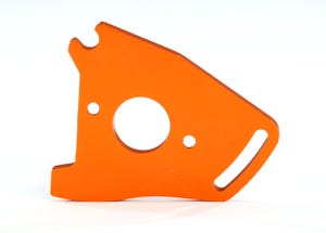 Plate, motor, orange
