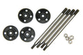 Fr/Rr Shock Shaft & Piston Set: 1:5 4wd DB XL