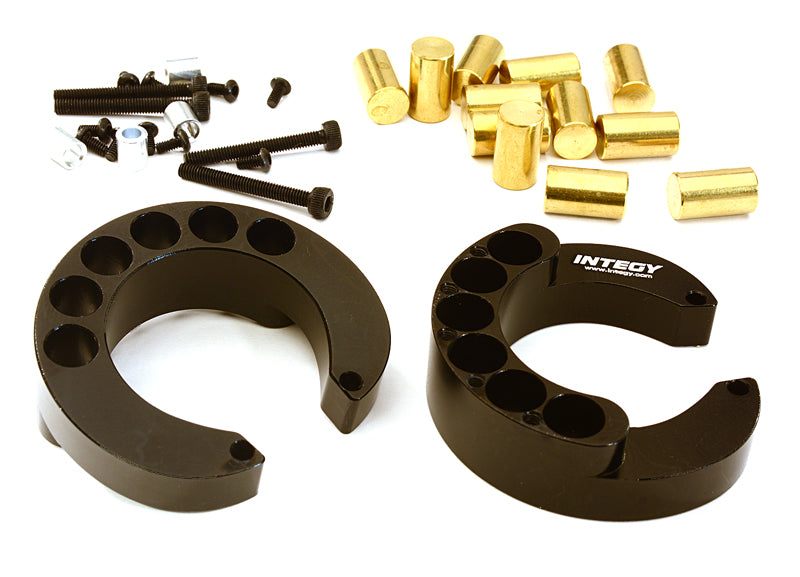 PORTAL AXLE COUNTERWEIGHT ADD-ON (2) FOR TRAXXAS TRX4 SCALE & TRAIL CRAWLER