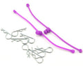 DuBro Body Klip Retainers w/Body Clips (Purple)