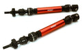 HD Steel Front Universal Drive Shaft (2) for Traxxas 1/10 Slash & Stampede 4X4 C28209RED