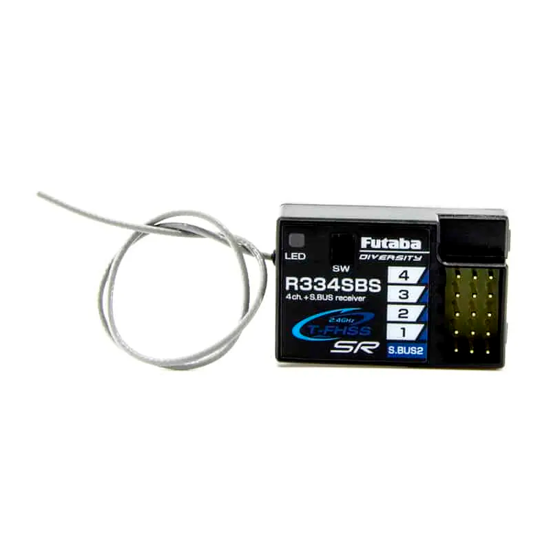 Futaba R334SBS TFHSS SR S.Bus2 HV 4-Channel 2.4GHz Receiver