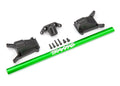 Chassis brace kit, Green (fits Rustler® 4X4 or Slash 4X4 models equipped with Low-CG chassis)