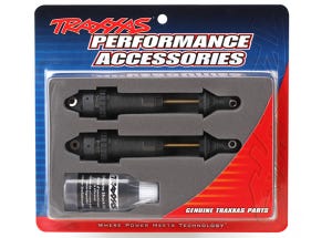 Shocks, GTR xx-long hard-anodized, PTFE-coated bodies with TiN shafts (assembled) (2) (without springs)