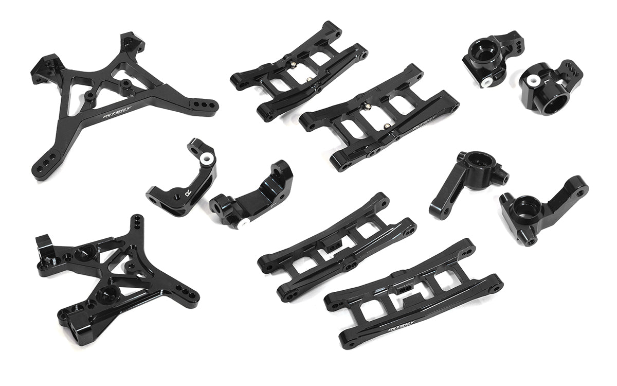 Billet Machined Alloy Suspension Kit for Team Associated DR10 Drag Race Car RTR C29607BLACK